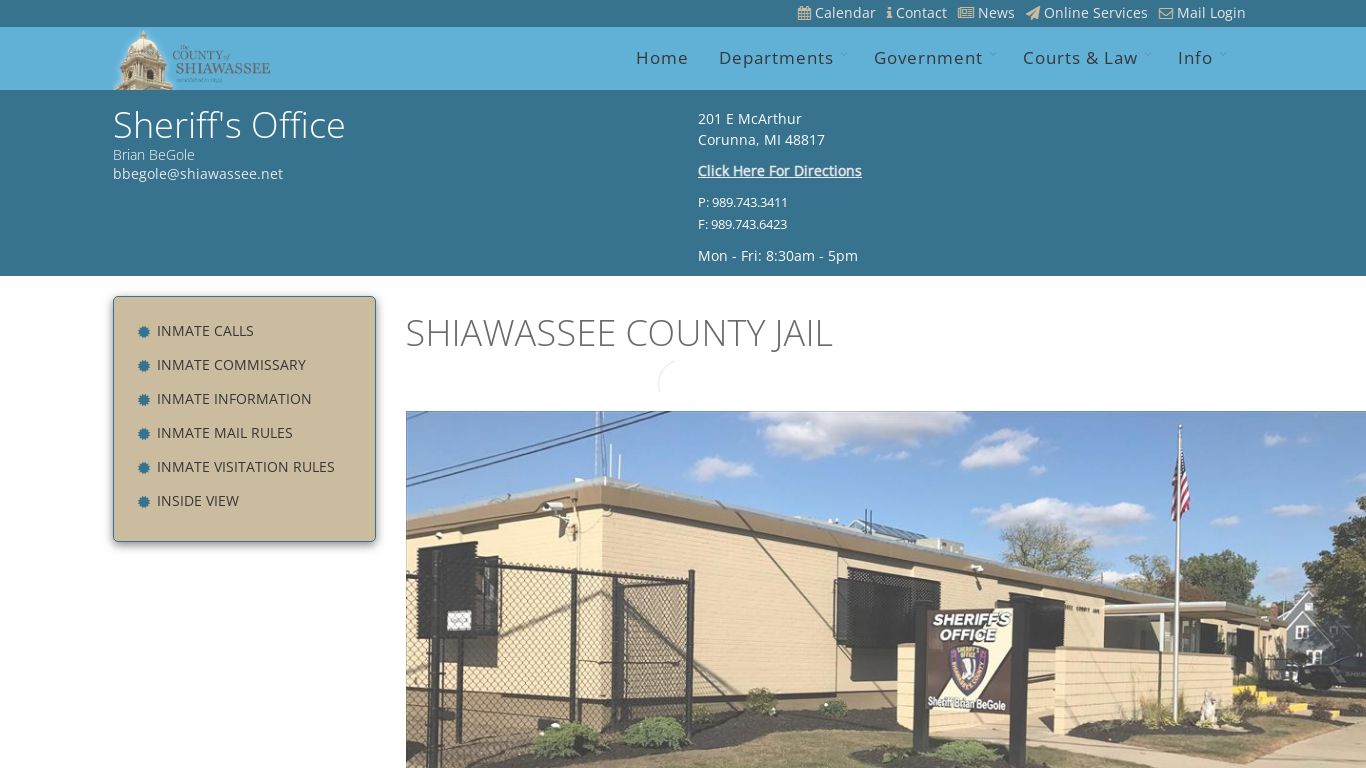 SHIAWASSEE COUNTY JAIL